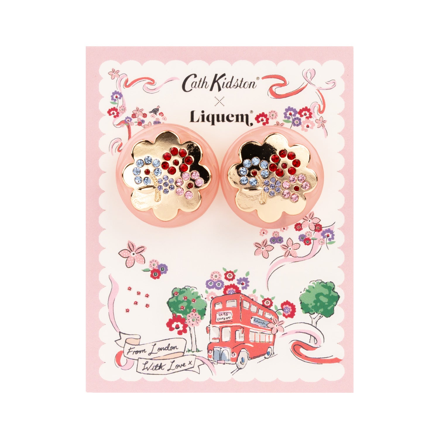 CKxLiquem イヤリング Lovely London