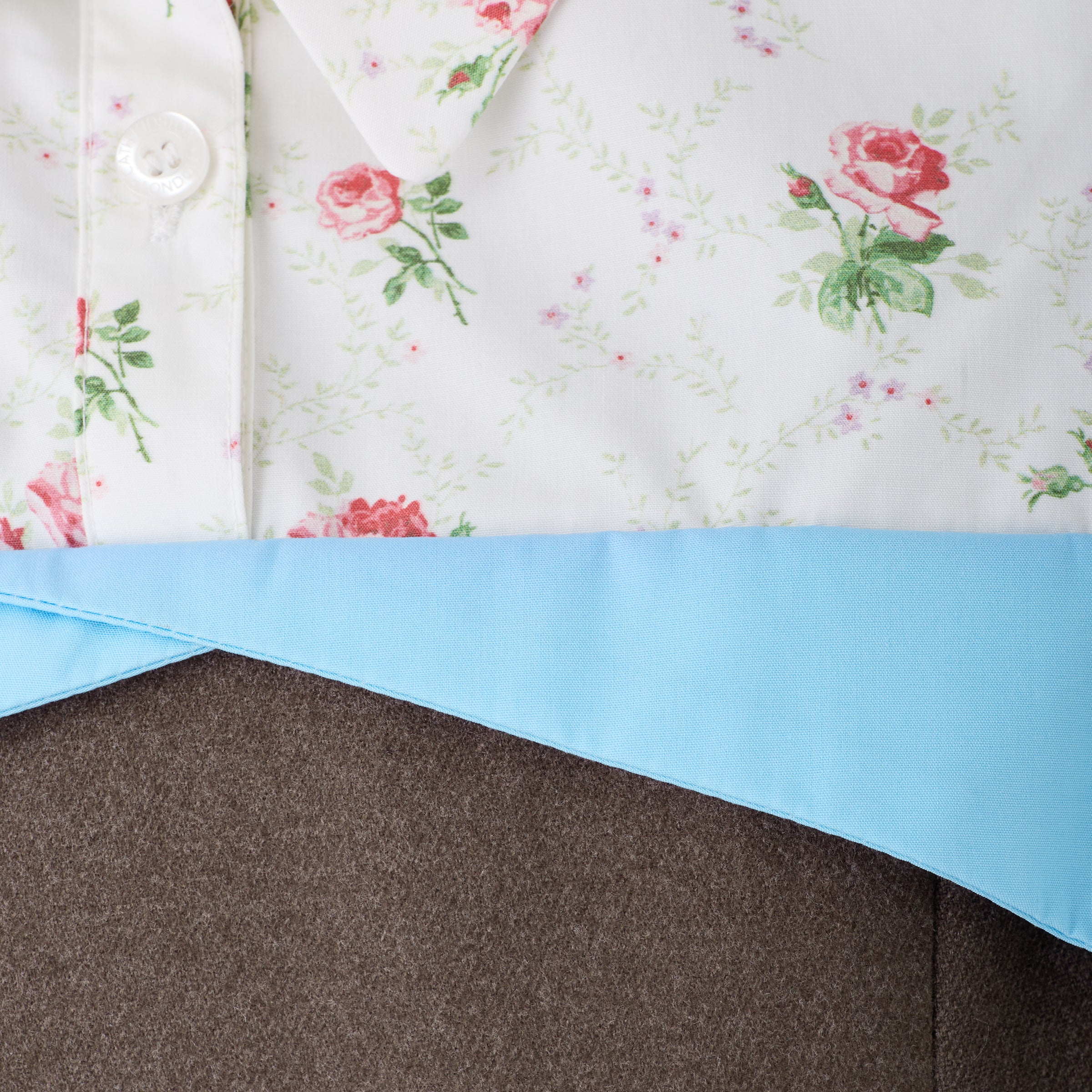 シャツワンピース　キャスキッドソン 生地　ハンドメイド CK×sowa シャツドッキングワンピース | Cath Kidston 日本公式