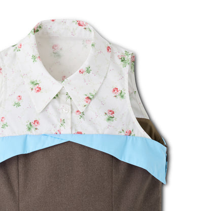 CK×sowa シャツドッキングワンピース