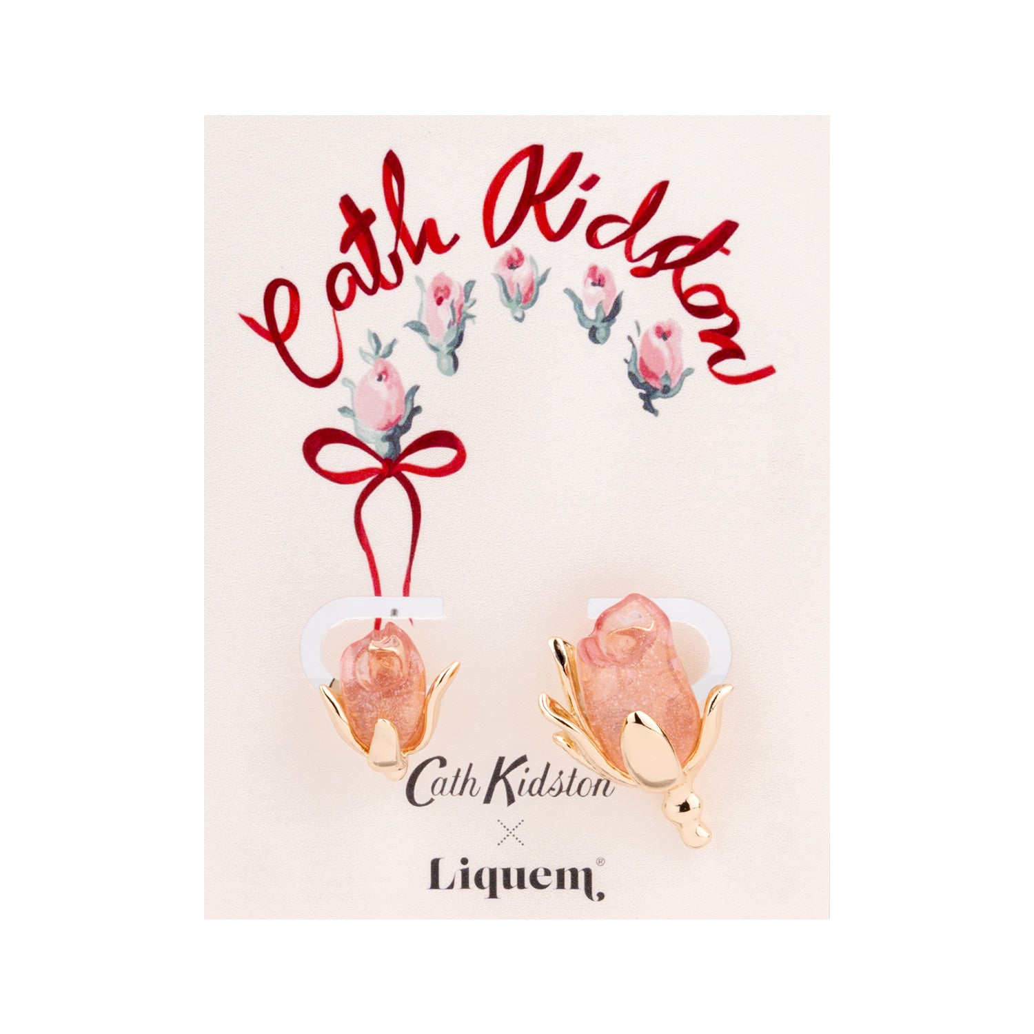 CKxLiquem ピアス Ribbon Floral